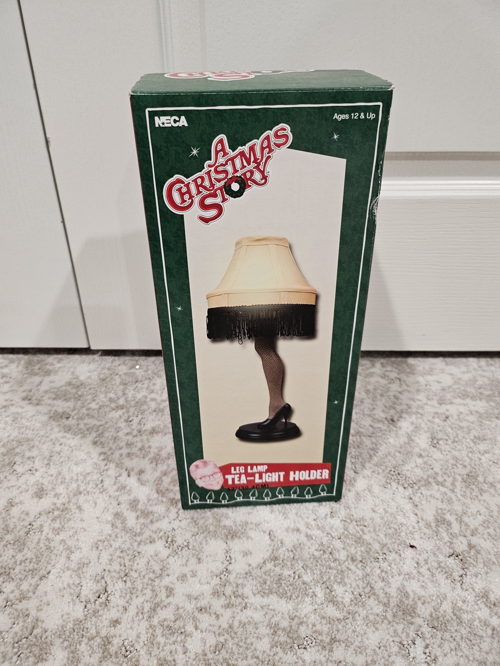 NECA A Christmas Story Leg Lamp Tea-Light Holder - Beige & Black